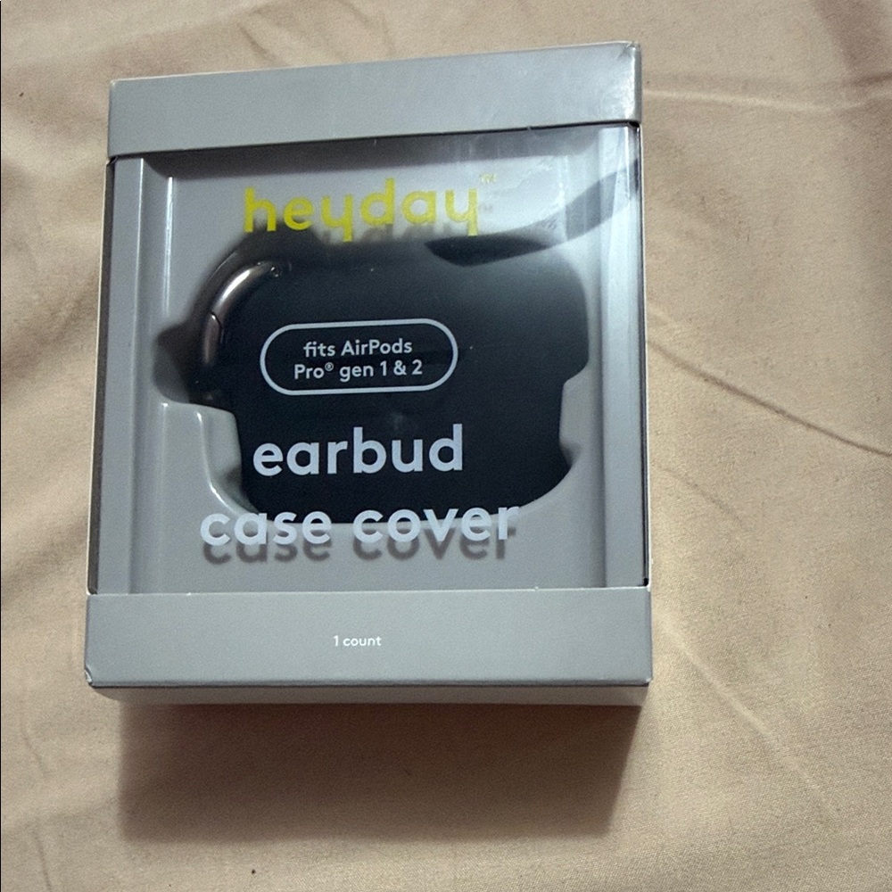 Heyday Black Earbud Case Cover for AirPods Pro